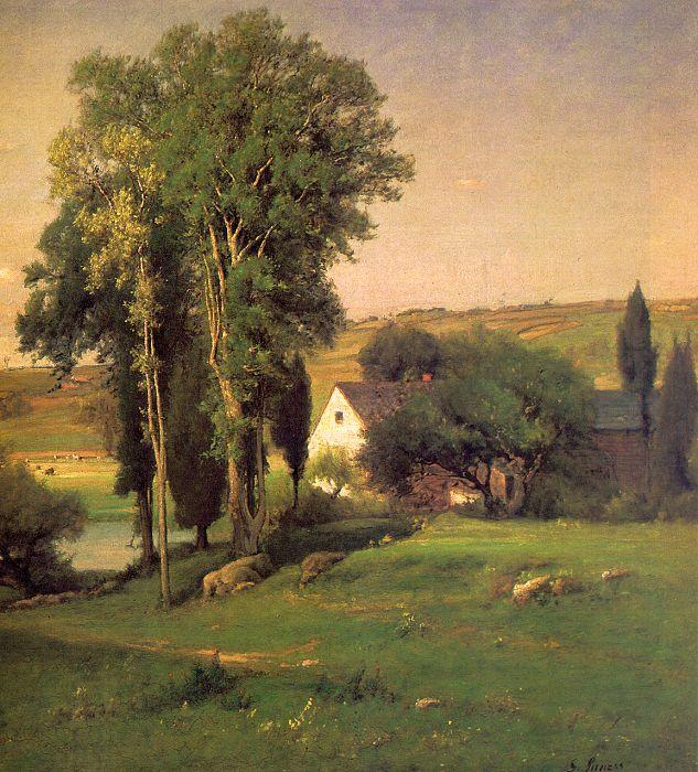 George Inness Old Homestead China oil painting art